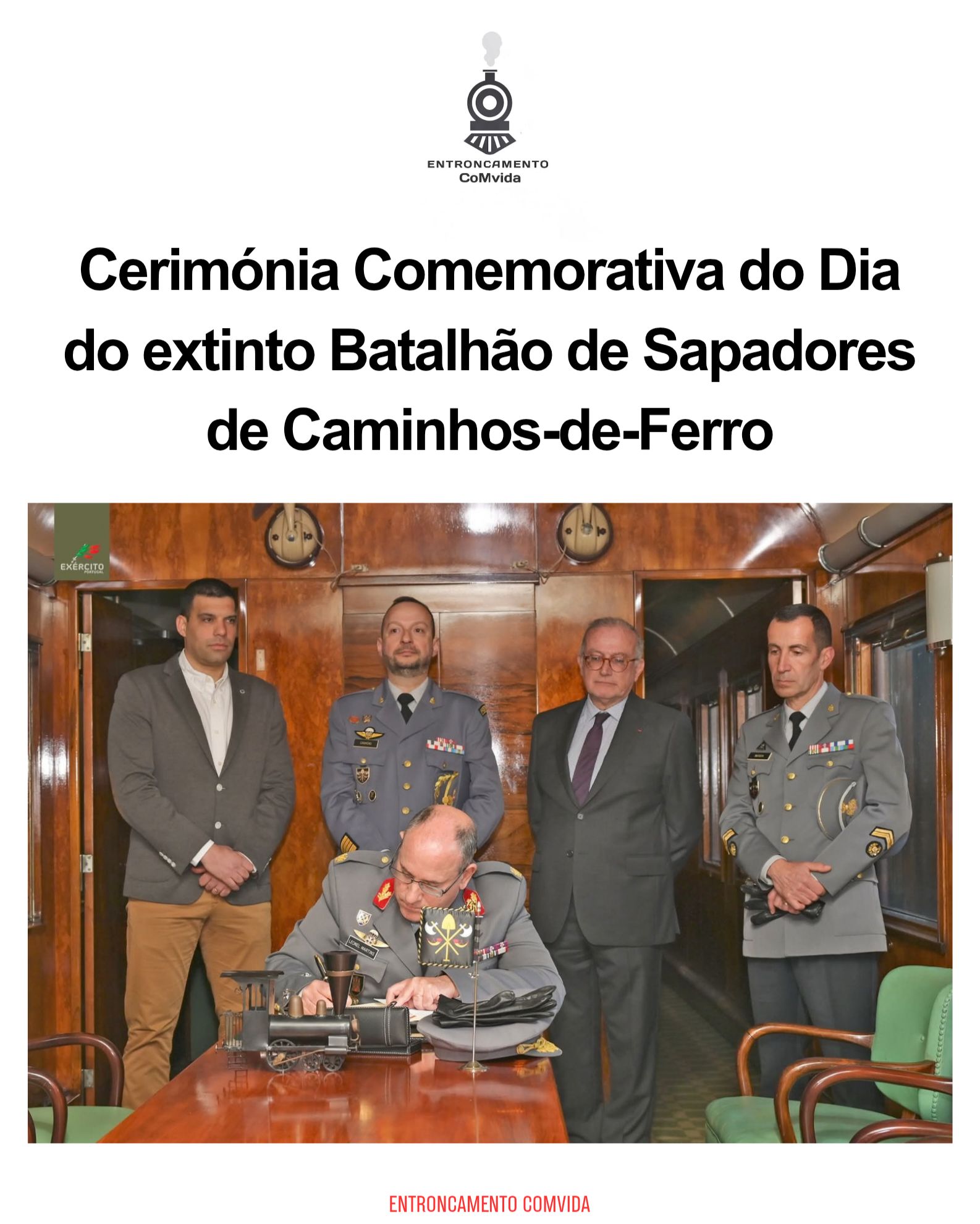 Comemoração do Dia do Ex-Batalhão de Sapadores de Caminhos de Ferro