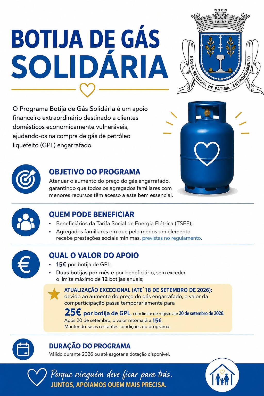 Botija de Gás Solidária!